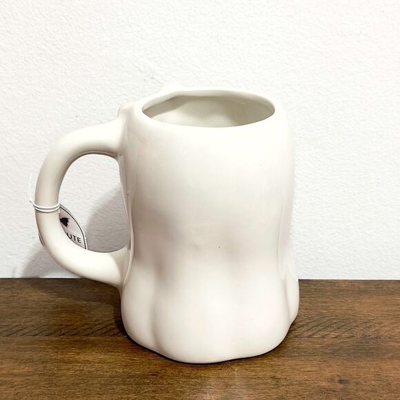 NWT: Sunday Morning Ceramics - Too Cute To Spook, Halloween, Ghost Mug (18 oz) - Picture 4 of 5